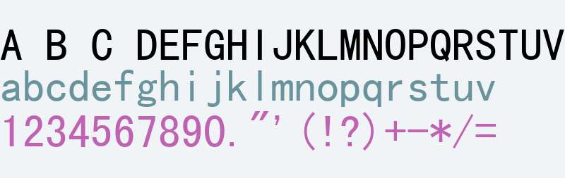a-otf-ud-shin-go-pr6n font preview - main display