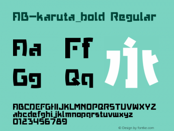 ab-karuta-bold preview 2