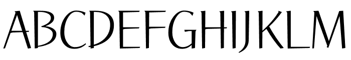 ab-kiraku-l font preview - main display