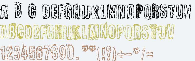 ab-kokoro-no1 font preview - main display