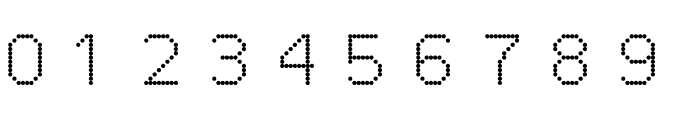 ab-polcadot font preview - main display