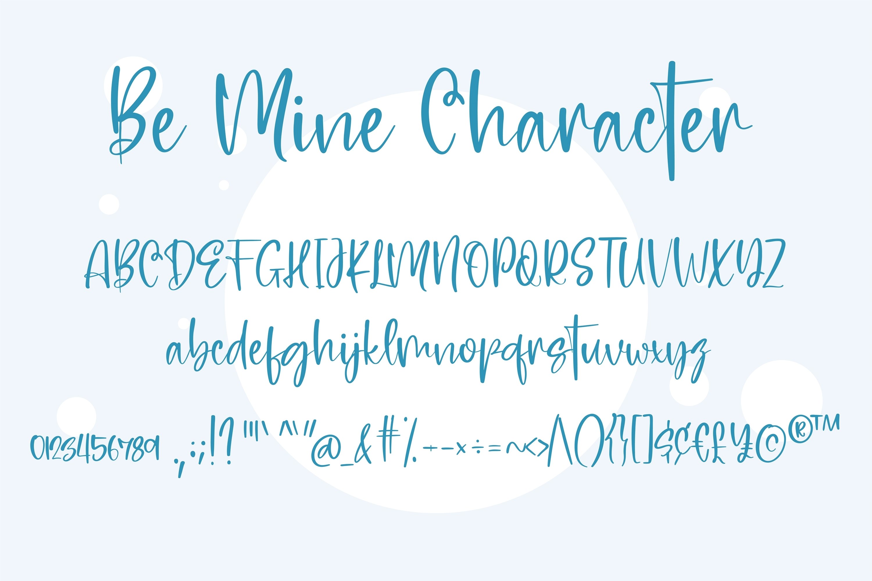 abajimin-mineb font preview - main display