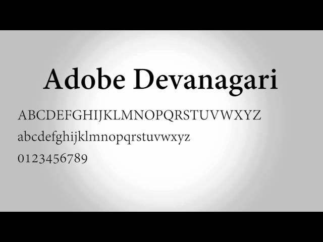 adobe-devanagari preview 5