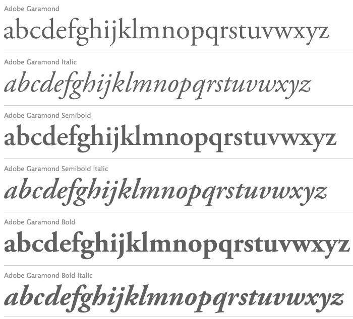 adobe-garamond preview 1
