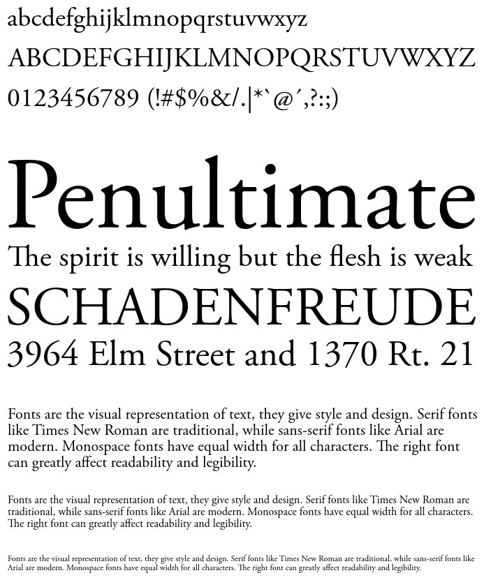 adobe-garamond preview 2