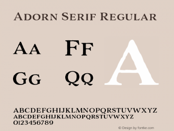 adorn-serif preview 2