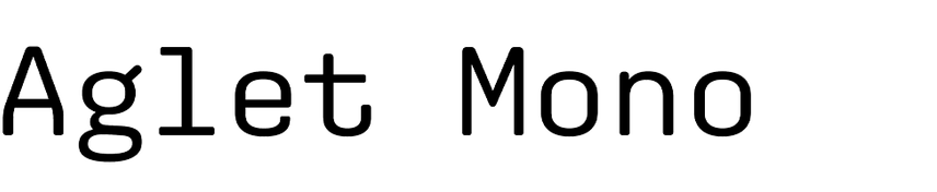 aglet-mono-variable preview 1