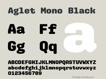 aglet-mono preview 1