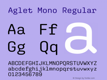 aglet-mono preview 2