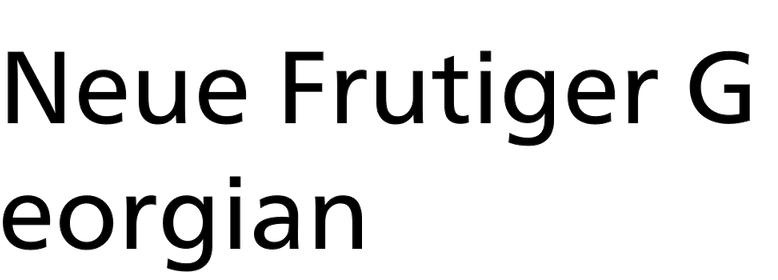 aktiv-grotesk-georgian font preview - main display
