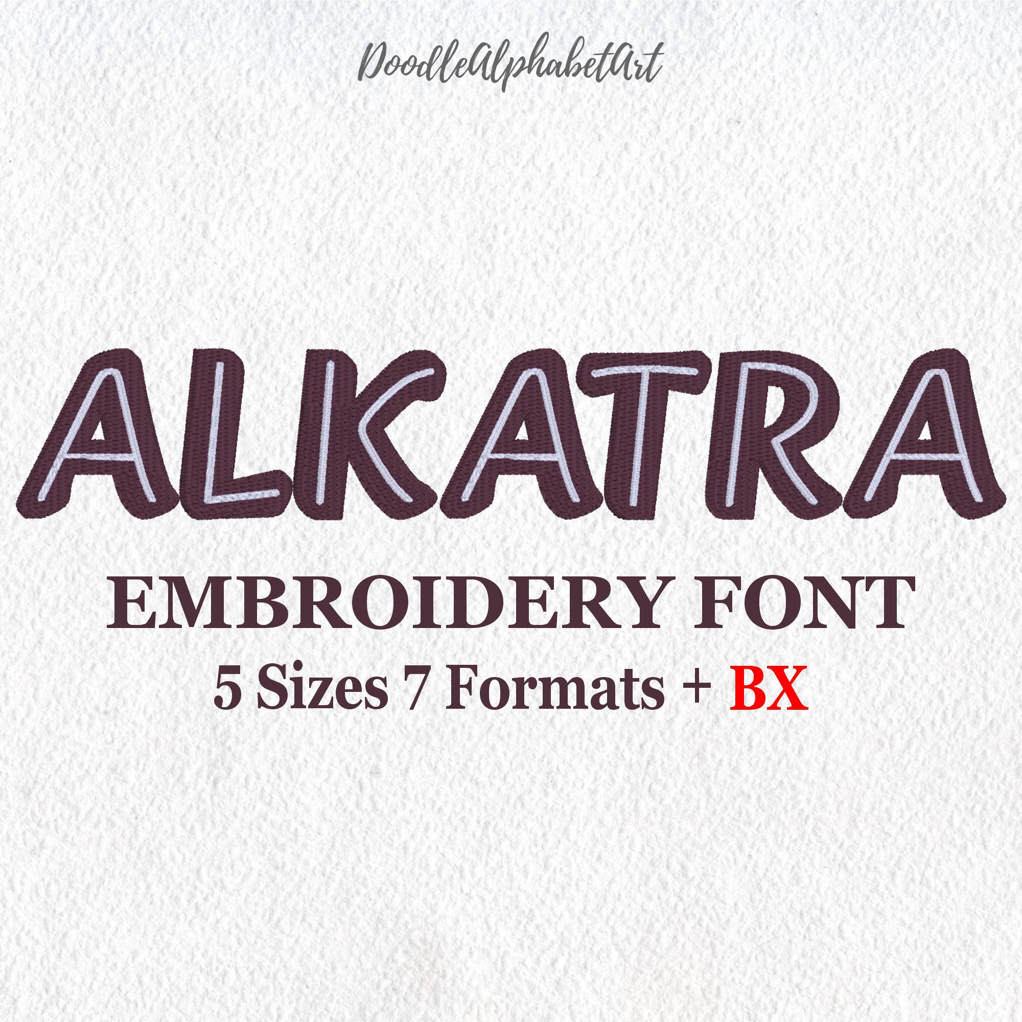 alkatra font preview - main display