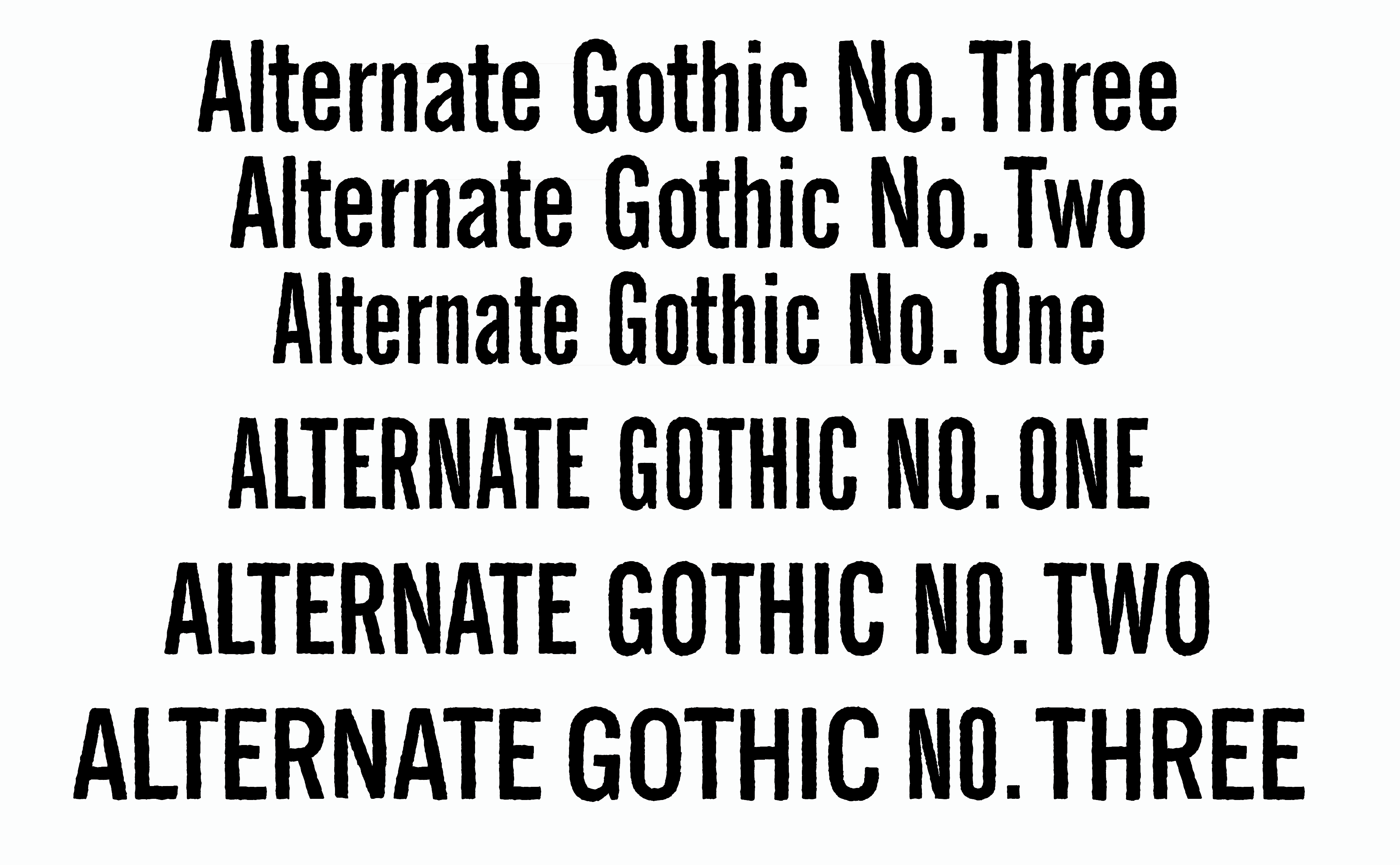 alternate-gothic preview 2
