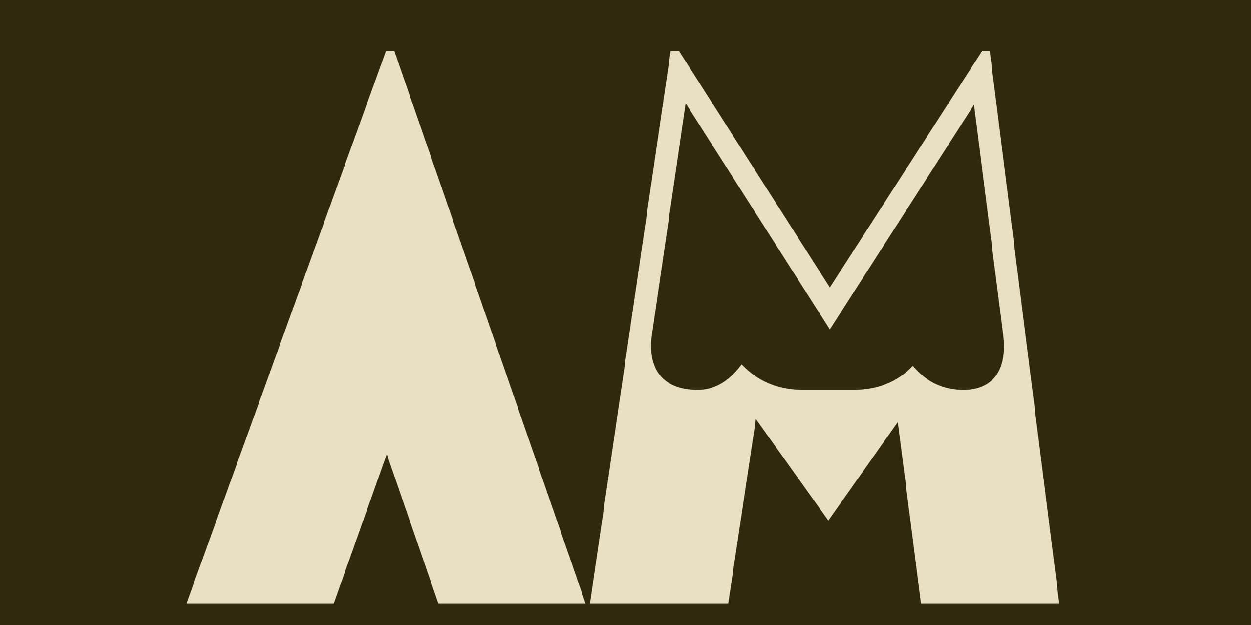 am-panama font preview - main display