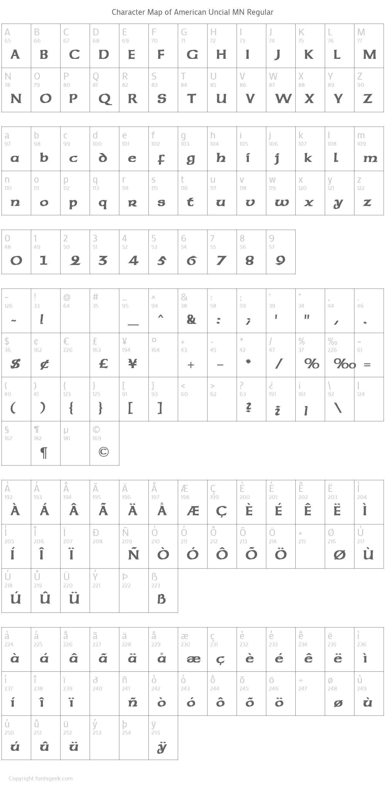 american-uncial-mn preview 3