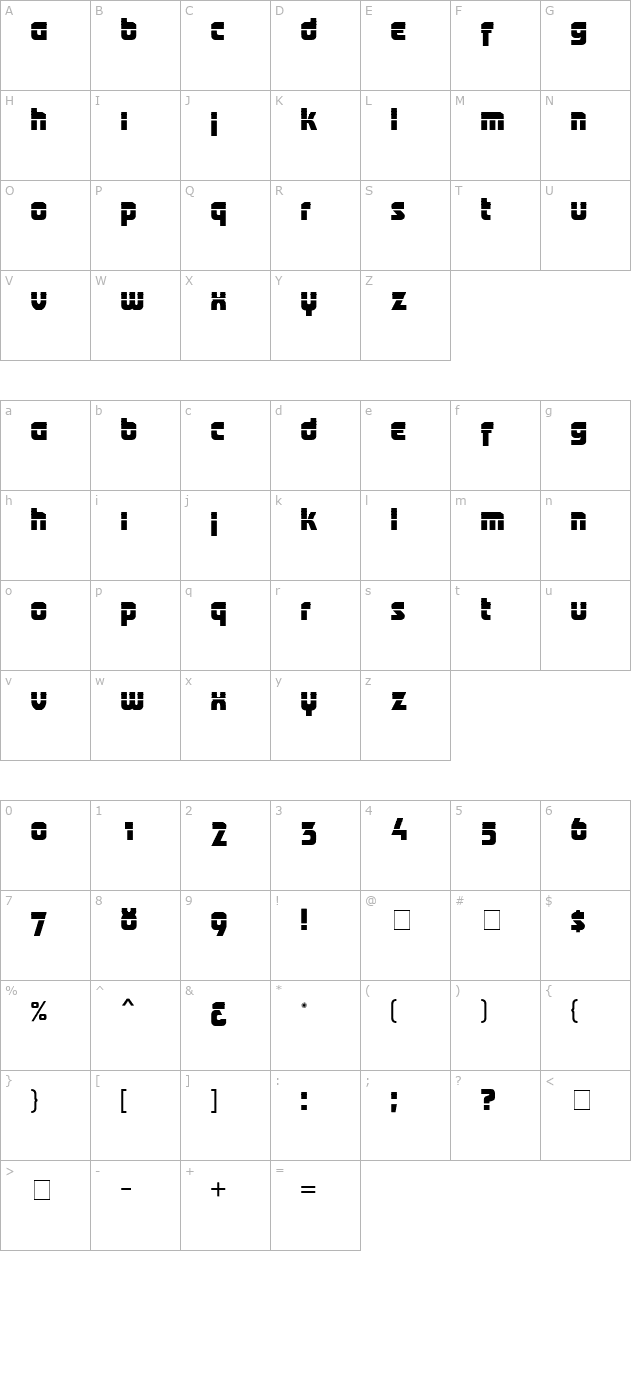 anatol-mn font preview - main display