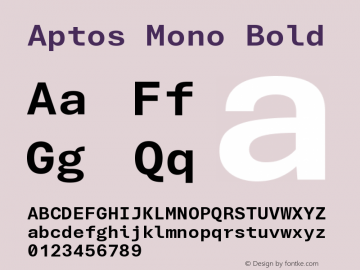 aptos-mono preview 2