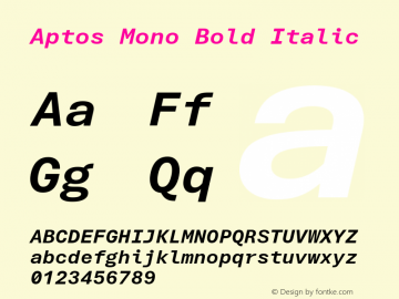 aptos-mono preview 5