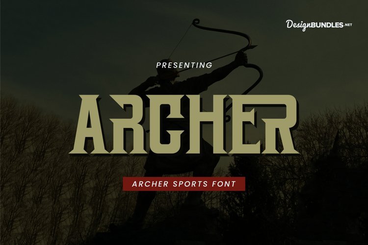 archer font preview - main display