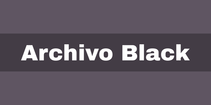 archivo-black preview 1