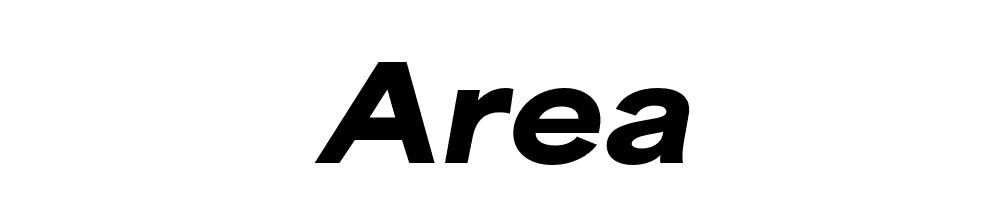 area-variable font preview - main display