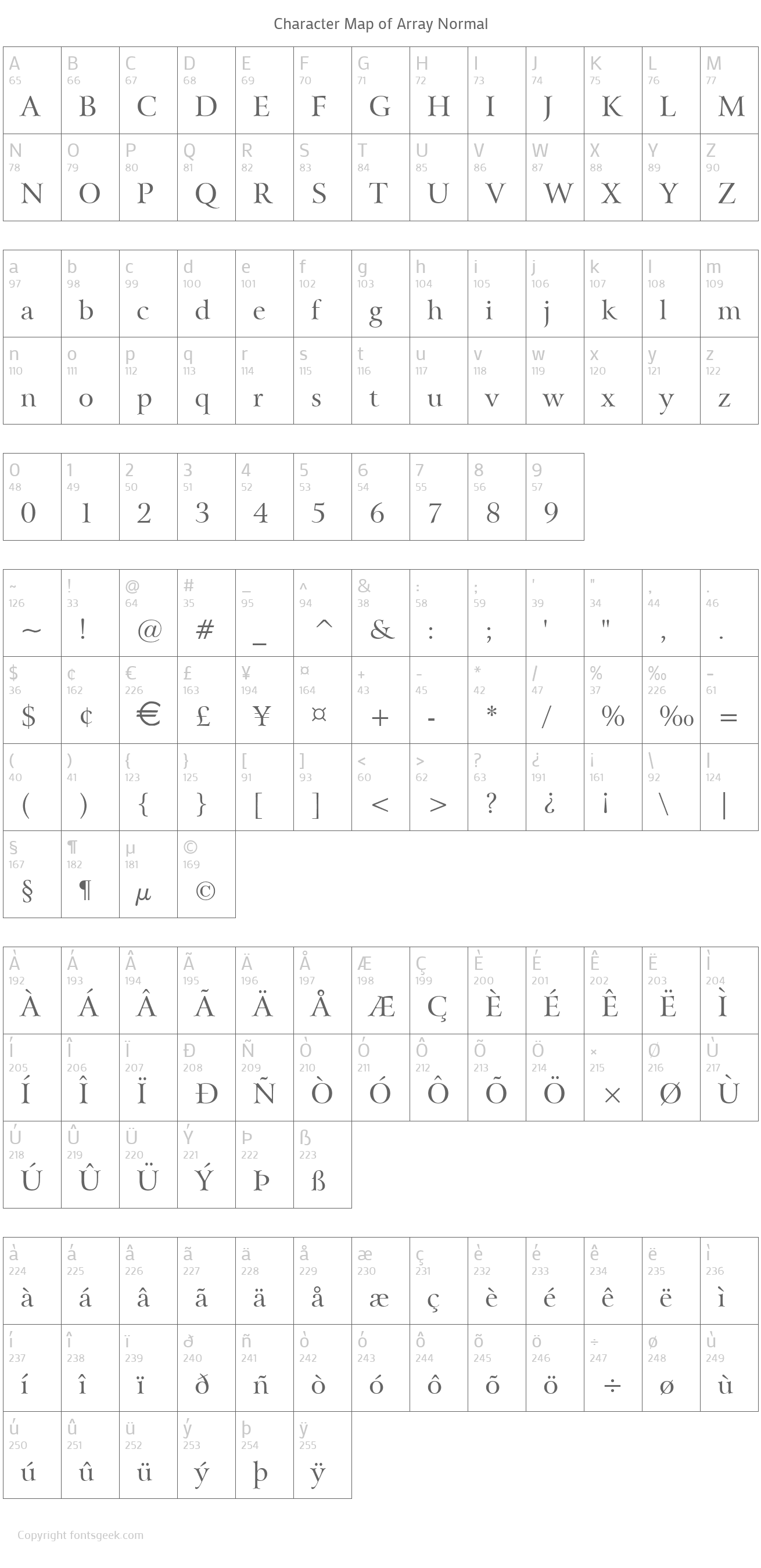 array preview 2