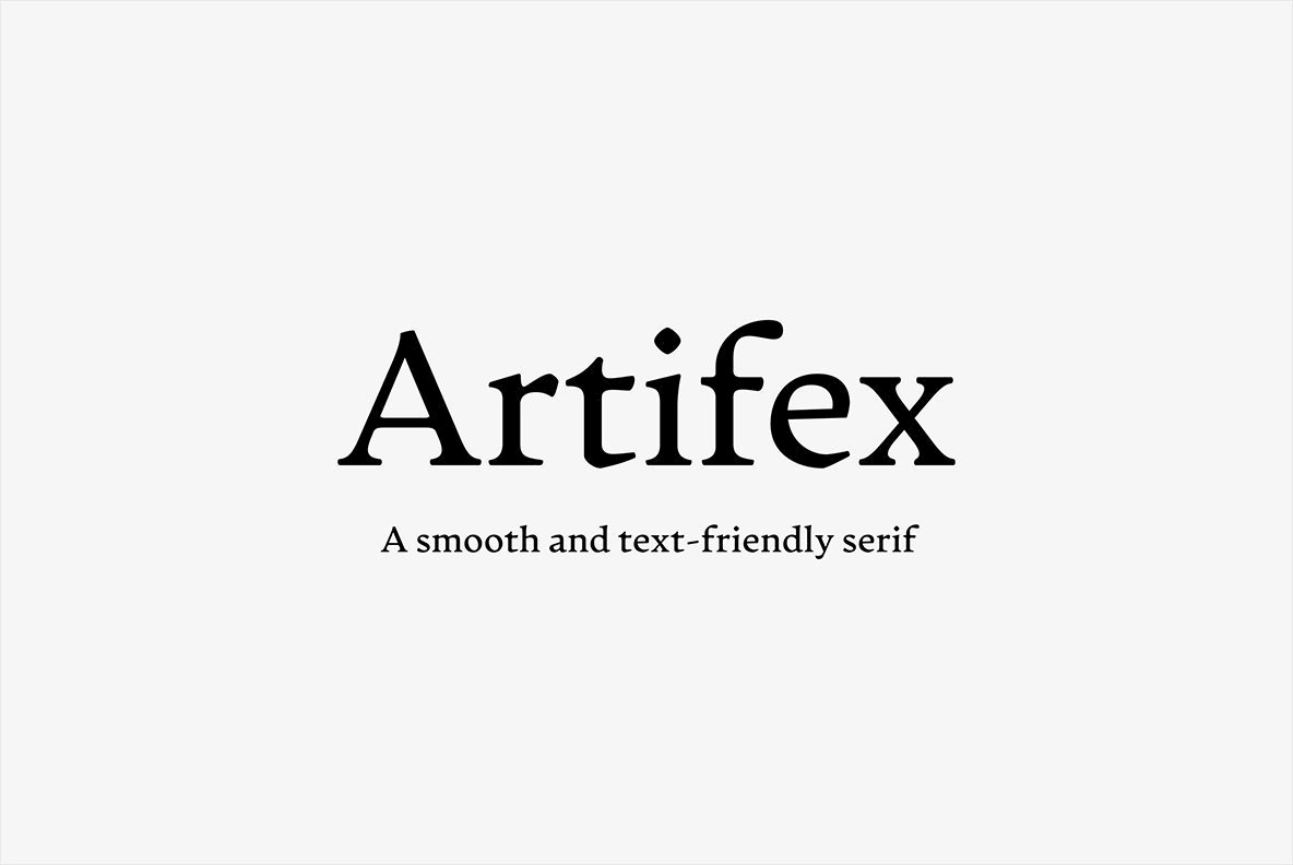 artifex-hand-cf font preview - main display