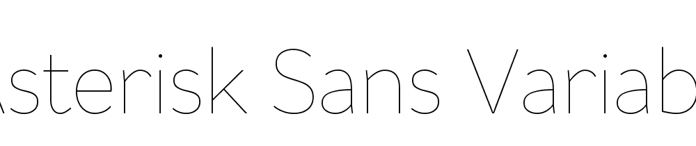 asterisk-sans-variable preview 4