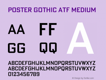 atf-poster-gothic-extra-condensed preview 1