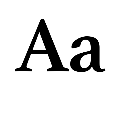 athelas font preview - main display