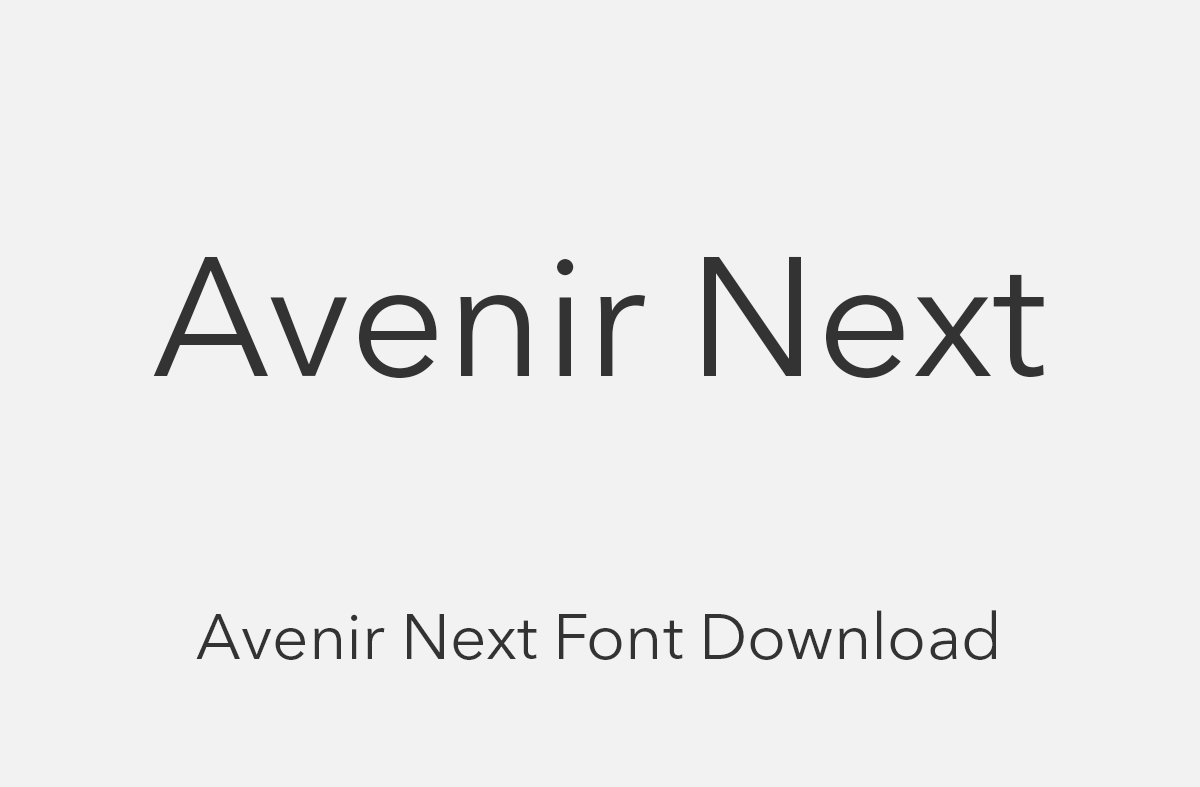avenir-next preview 1