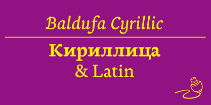 baldufa-cyrillic preview 1