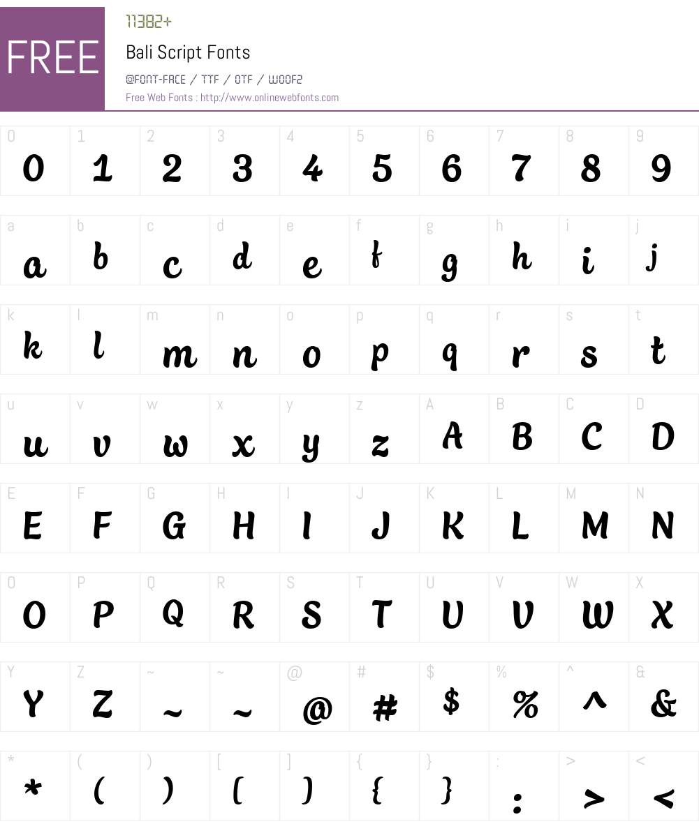 bali-script preview 5
