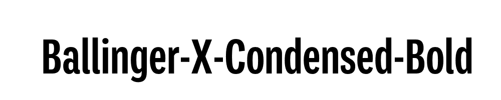 ballinger-x-condensed preview 5