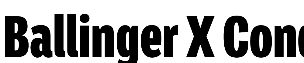 ballinger-x-condensed preview 1