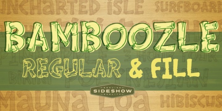 bamboozle font preview - main display