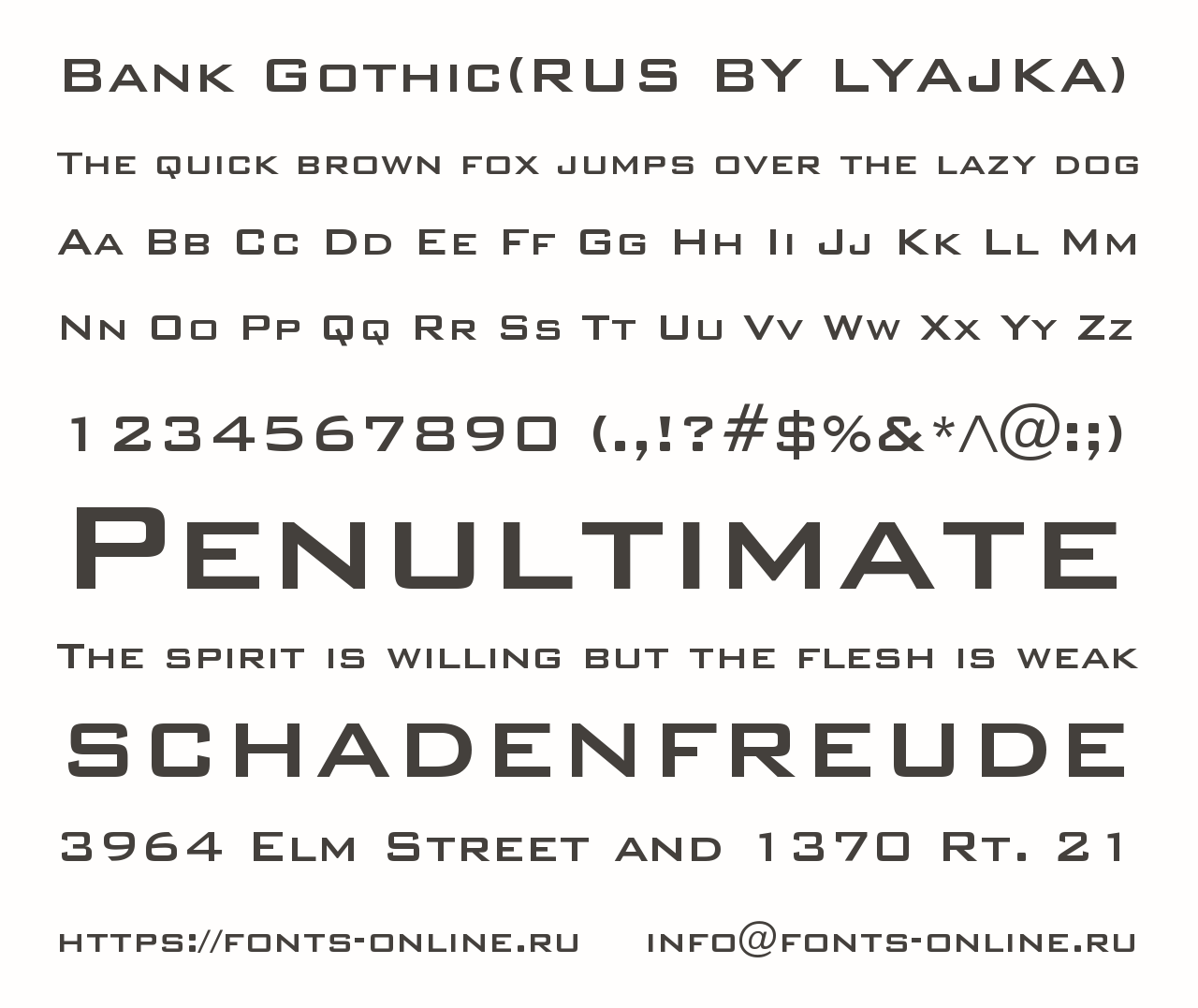 bank-gothic preview 1