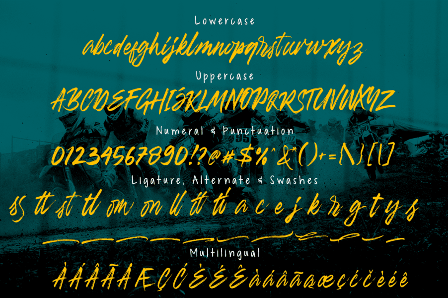 banshee font preview - main display