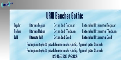 baucher-gothic-urw preview 3