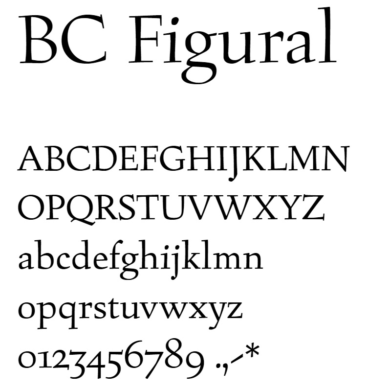 bc-figural font preview - main display
