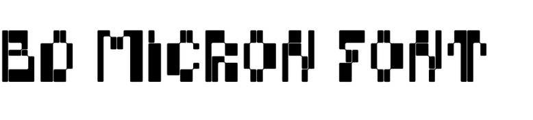 bd-micron-font preview 2