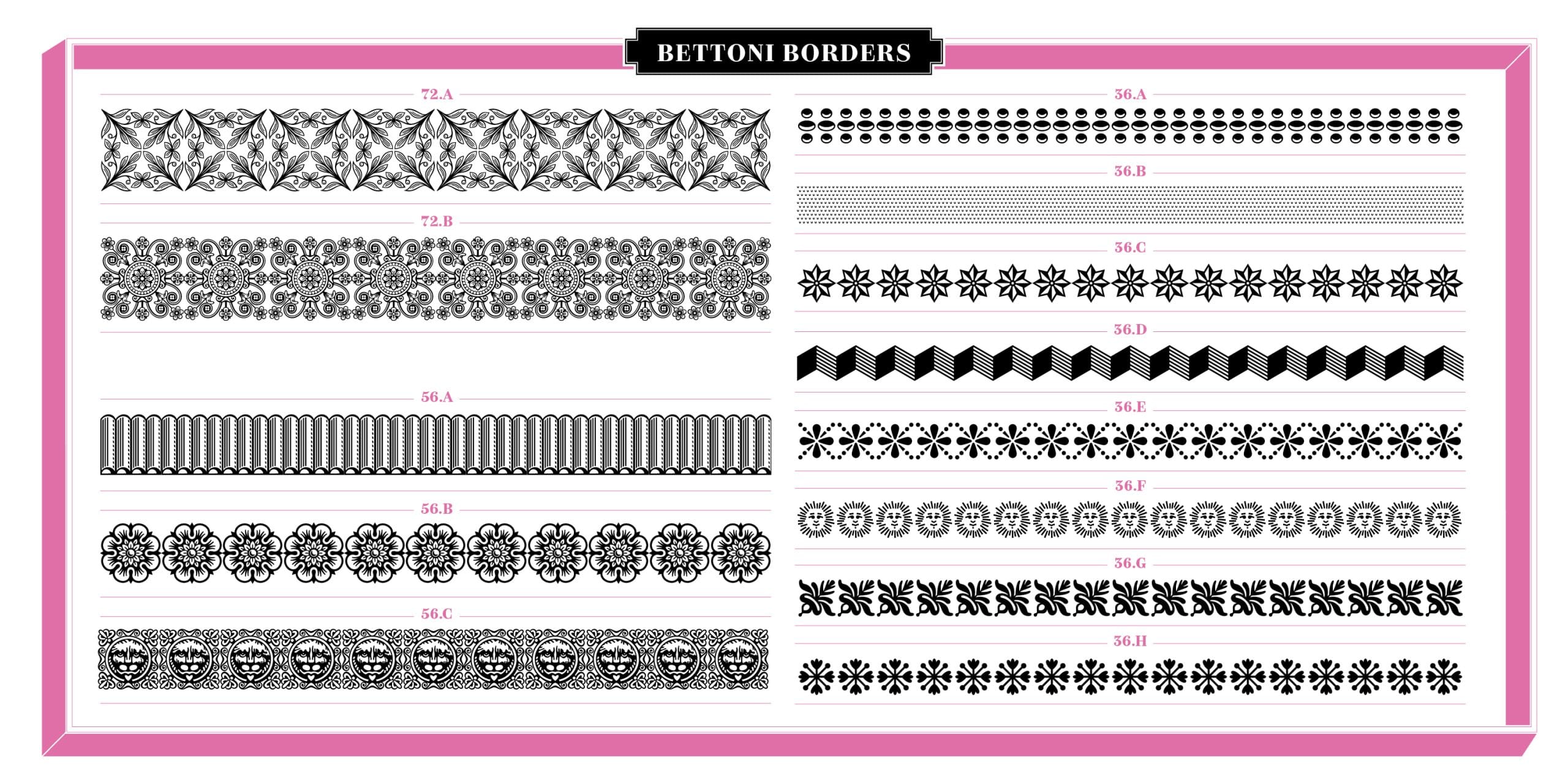 bettoni-variable font preview - main display