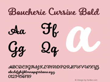 boucherie-cursive preview 5