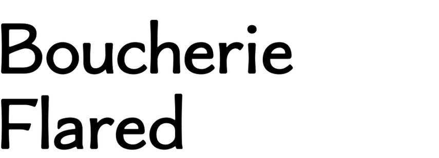 boucherie-flared preview 3