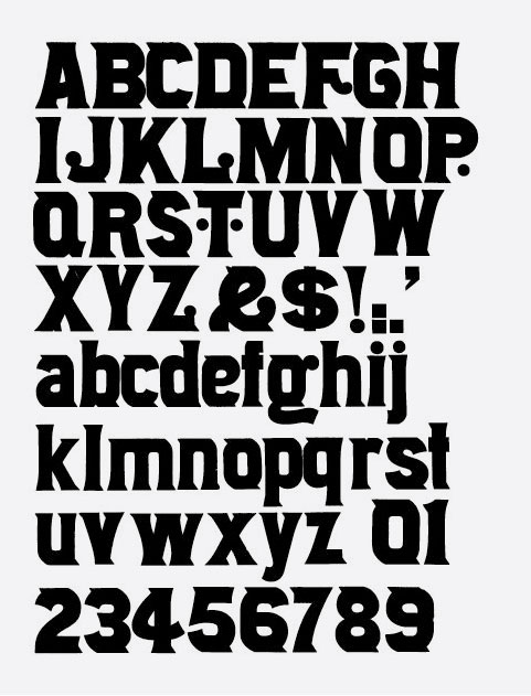 brothers font preview - main display
