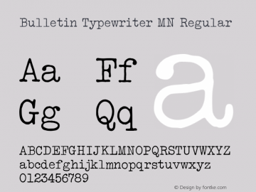 bulletin-typewriter-mn preview 5