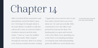 cabrito-didone font preview - main display