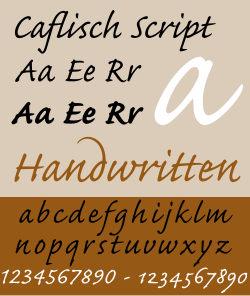 caflisch-script preview 5