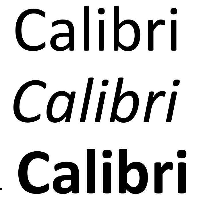 calibri preview 2
