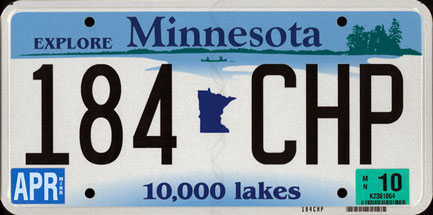 carplate-mn font preview - main display