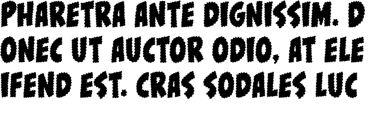 cc-goosebumps font preview - main display